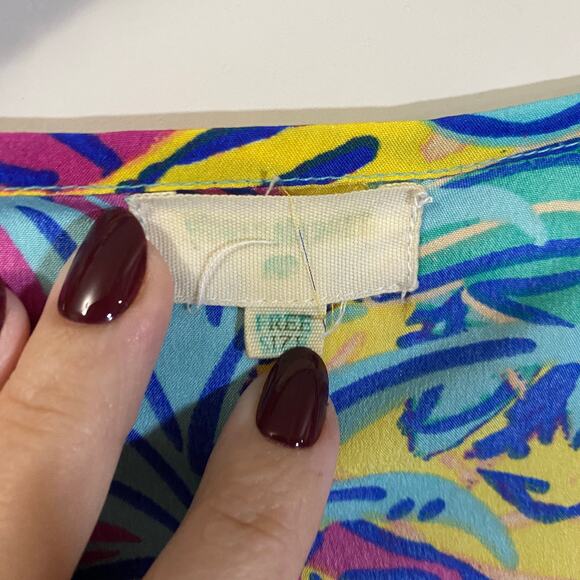 World Market Euphoric Jungle Multicolor Abstract Kimono Colorful Tropical OS - Picture 6 of 11